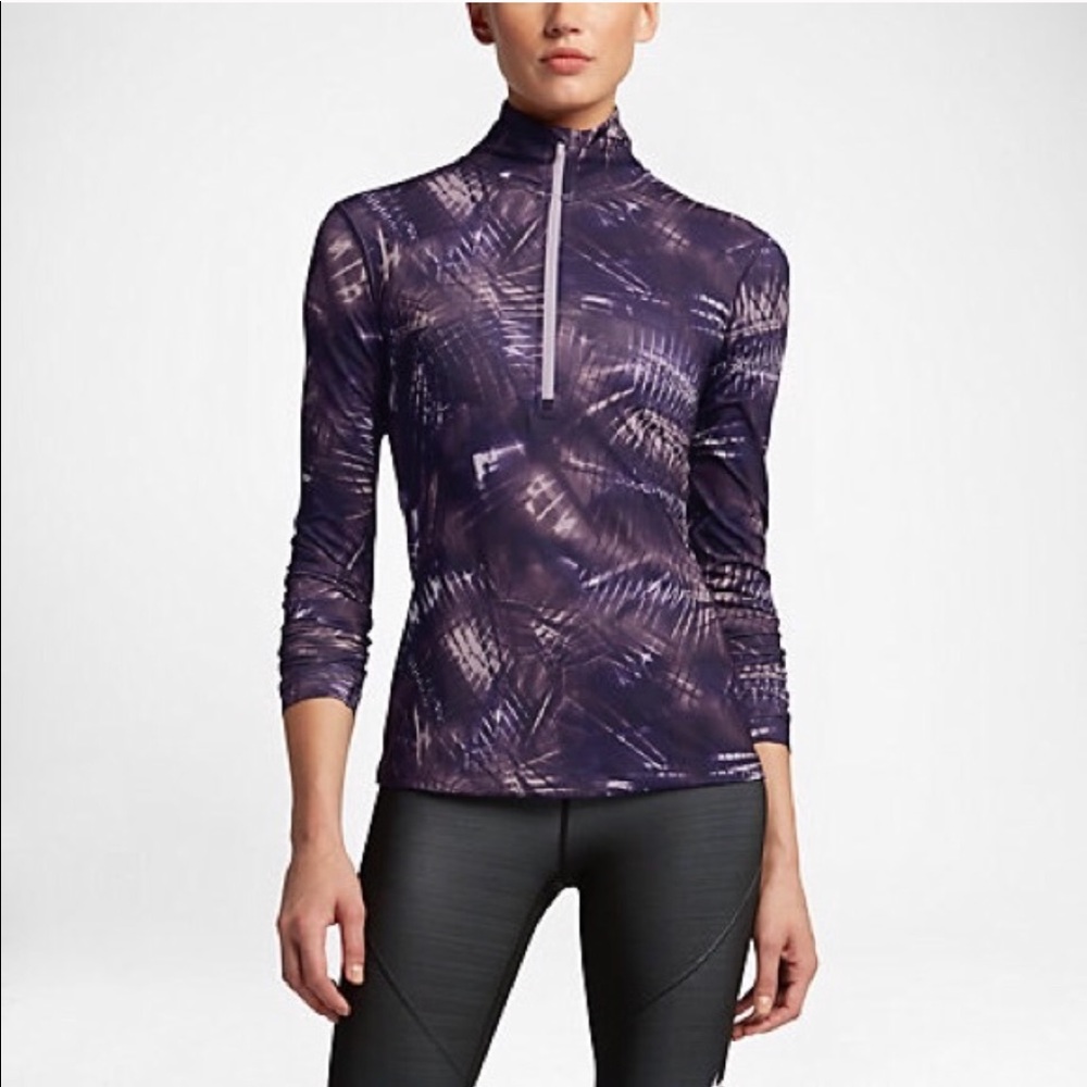 Nike Dri-Fit Zip-Up Workout Top Jacket Half Zip XS